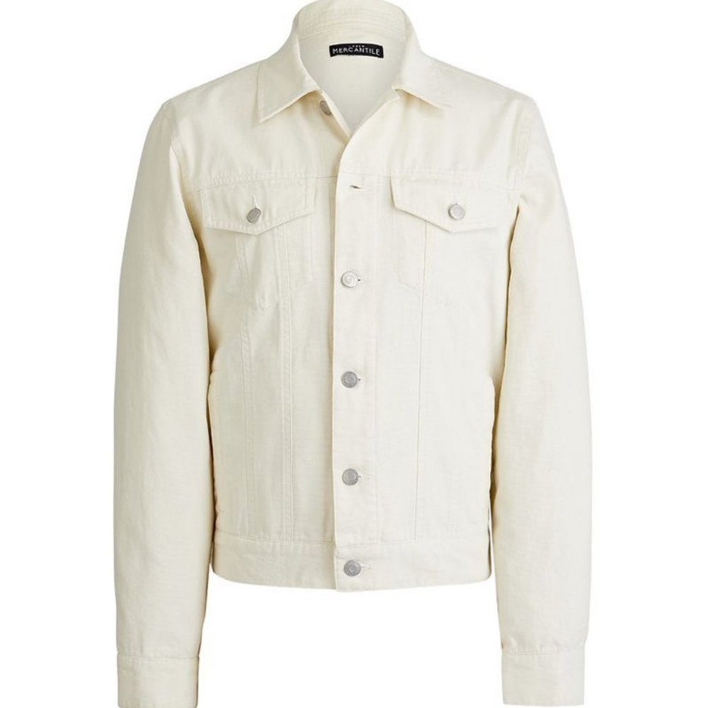J. Crew Factory Canvas Trucker Jacket